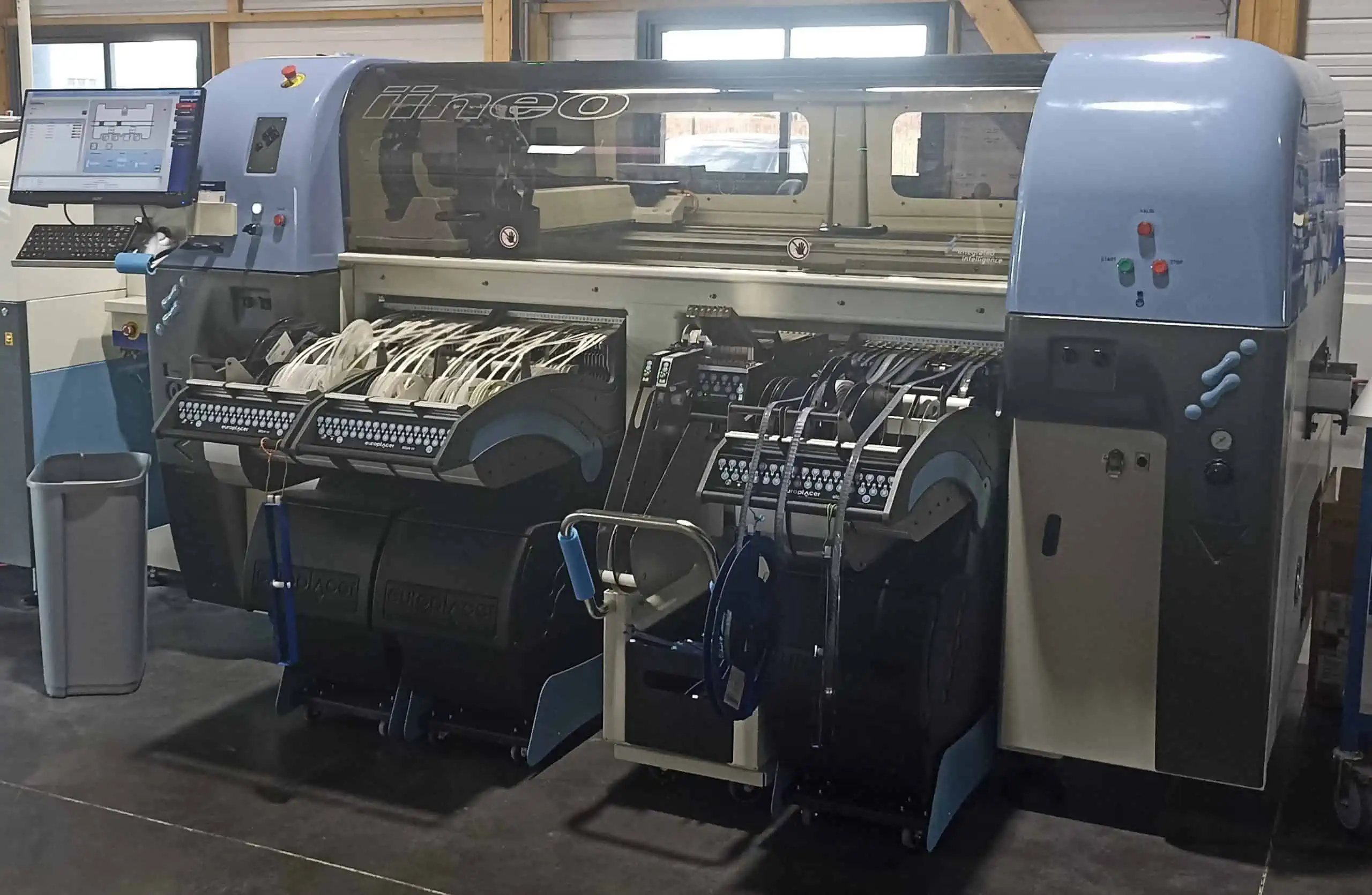 Machine Europlacer rogné